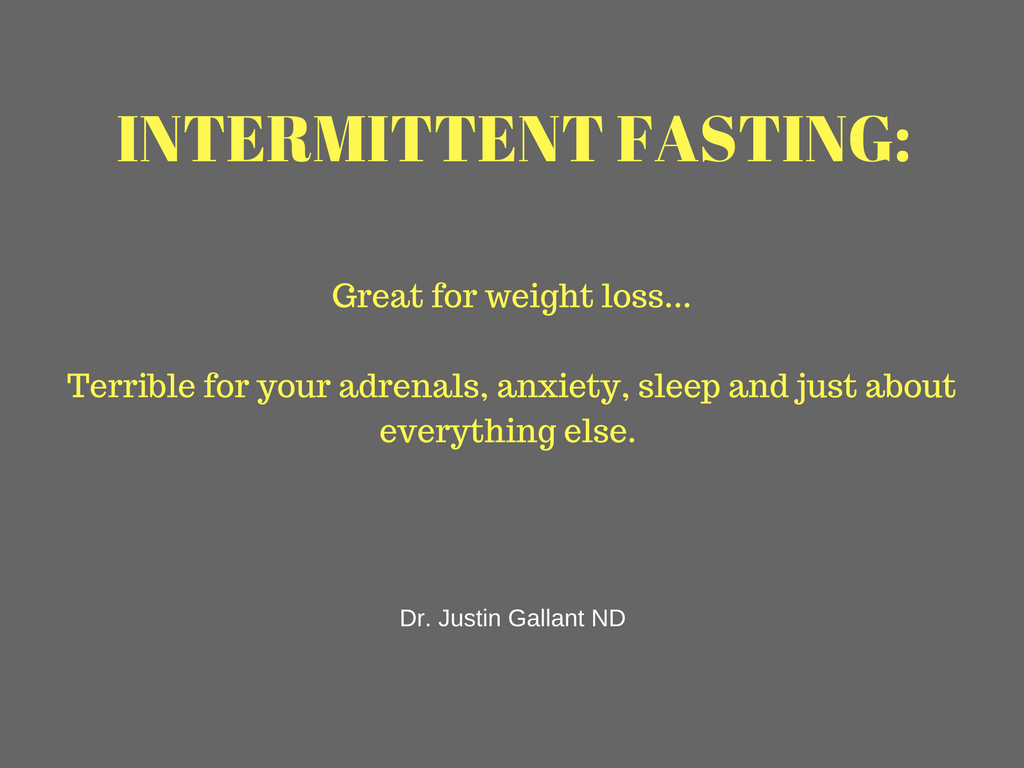 Risks of Intermittent Fasting Great for weight loss... Terrible for